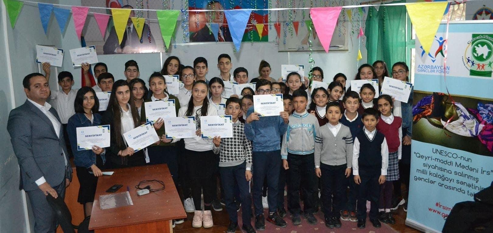 “UNESCO-nun "Qeyri-maddi Mədəni İrs" siyahısına salınmış milli kəlağayı sənətinin gənclər arasında təbliği” adlı layihə