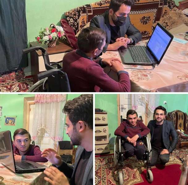 Fiziki məhdudiyyəti şəxsə növbəti dəstəyimiz