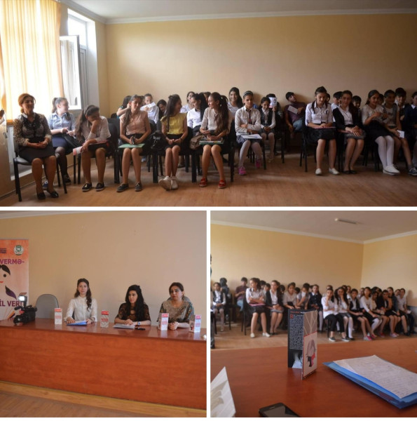 “Cehiz vermə -təhsil ver!” layihəsi çərçivəsində növbəti tədbir keçirilib