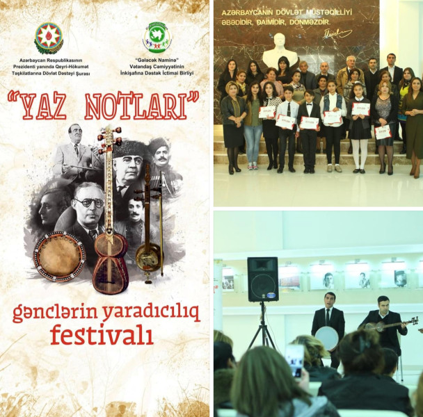 “Yaz notları” gənclərin yaradıcılıq festivalına start verildi